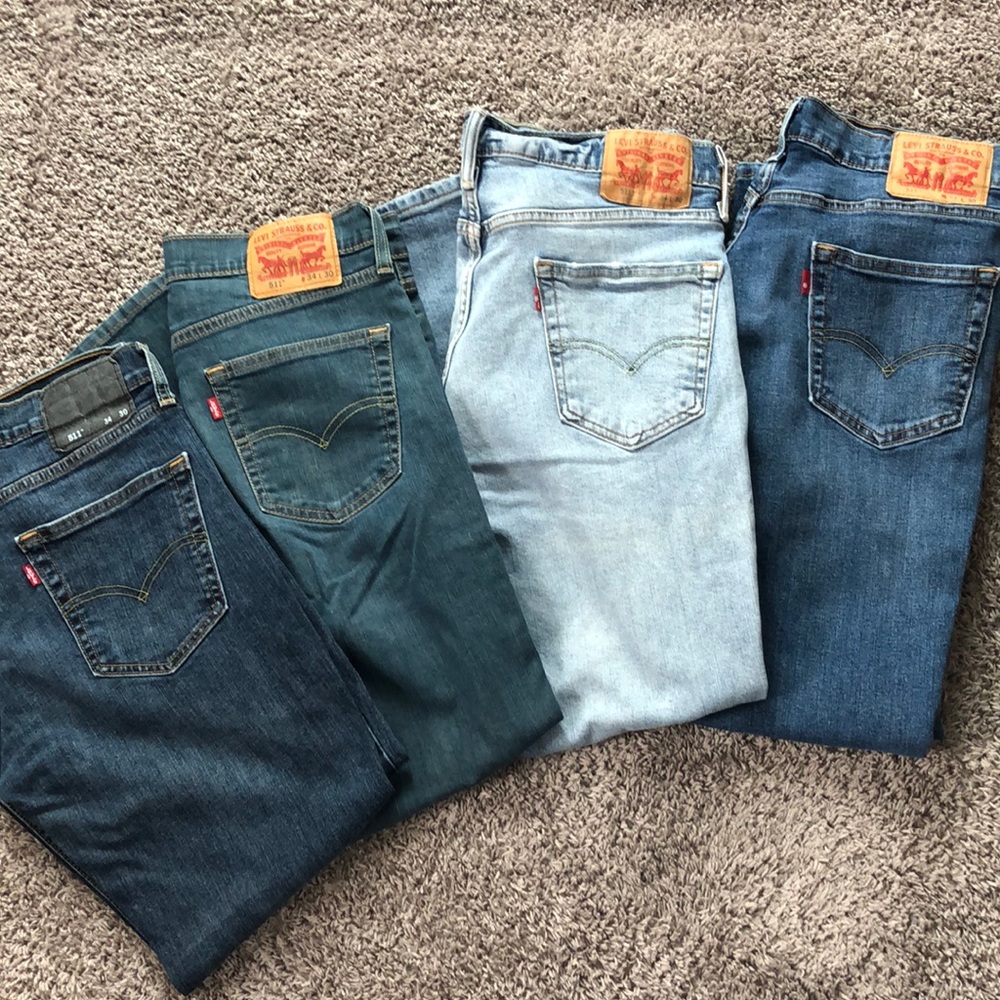Levi’s 511 4 Pair Bundle 34x30